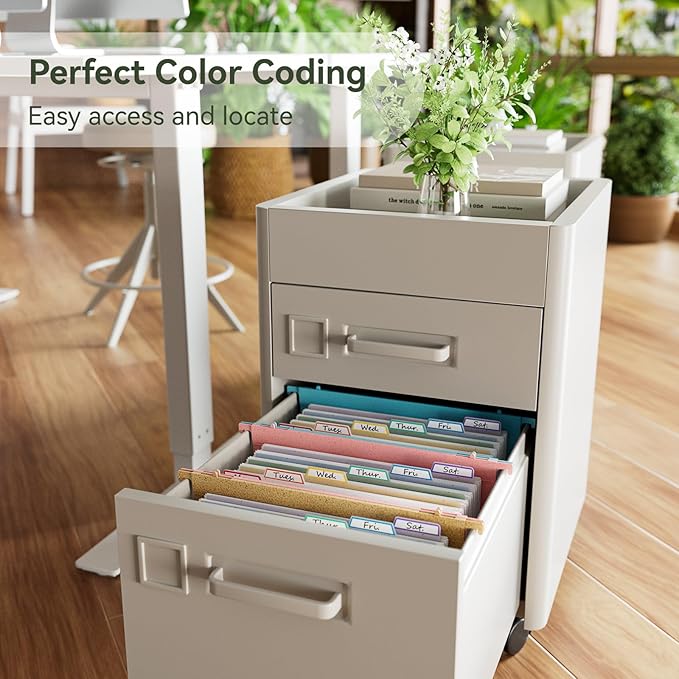 Wheat Straw Expanding Hanging File Folders,1.2" Accordion Pockets,File Organizer,Large Capacity,Letter Size for Filing Cabinet, 100% BPA Free, Return to Nature, Healthy Living-Lavender purple