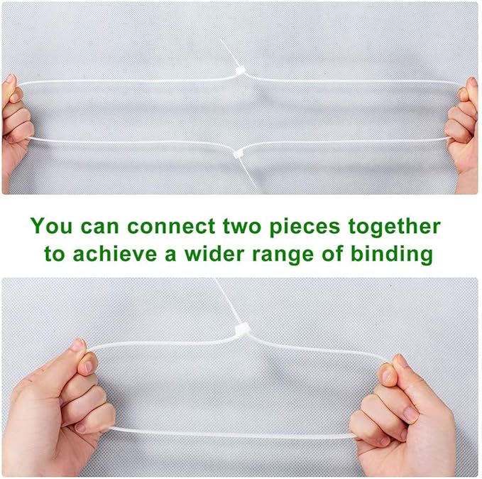 100PCS Cable Zip Ties Heavy Duty 24 Inch Strong Large Cable Wire Ties, Industrial Durable Strong Wire Ties for Binding Fences, Awnings Tying Branches Bundling of Crops Fixed Water Pipes