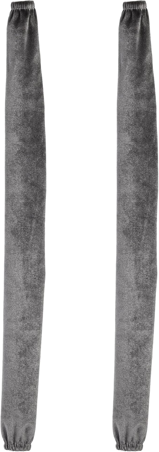 Chandelier Cord Cover Gray 2 Pack with Touch Fasteners,39.37inches Brushed Polyester Fabric Chain Sleeve for TV Cord Cover Decorative Wire Hider Easy Install Convenient for Wire Management