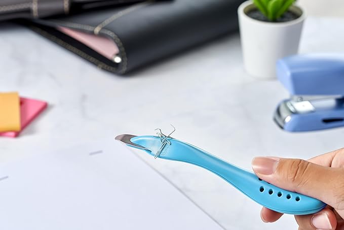 Bostitch Professional Magnetic Easy Staple Remover, Vibrant Colored Staple Puller Stick, Staple Remover Tool for Office Home & School, 3 Pack
