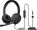 Cyber Acoustics 3.5mm Stereo Headset (AC-5002-5) – Durable, Crisp, and Clear Communication in Classrooms and at Home - 5 Pack