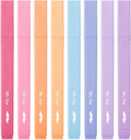 Mr. Pen- Aesthetic Highlighters, 8 pcs, Chisel Tip, Assorted Colors, No Bleed Bible Highlighter Pastel