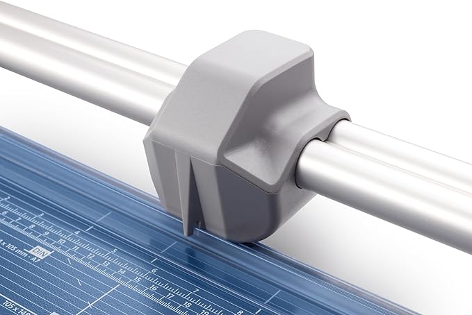 Dahle 554 Professional Rotary Trimmer, 28" Cut Length, 20 Sheet Capacity, Self-Sharpening, Dual Guide Bar, Automatic Clamp, German Engineered Paper Cutter