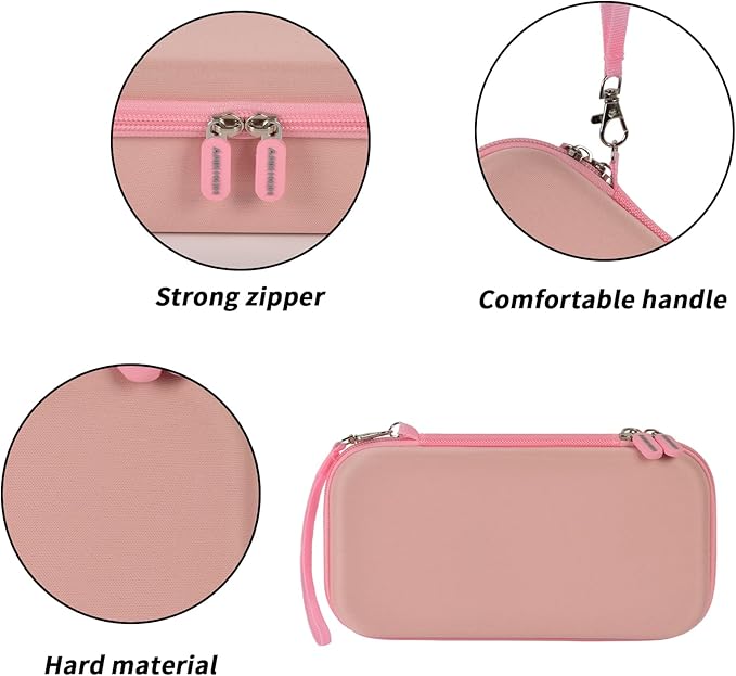 Pencil Case Pen Pouch Bag, Large Capacity Pencils Organizer Holder Office College Stationery Pen Marker Storage Supplies for adults, NOT INTENDED FOR USE BY CHILDREN 12 AND UNDER, Box Only (Pink)