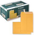 Xxcxpark 250 PCS 6x9 inches Security Catalog Envelopes Printable Self Seal Envelopes, Anti Tear brown Kraft Envelopes for Invitation Cards, Pictures, Photos, Documents