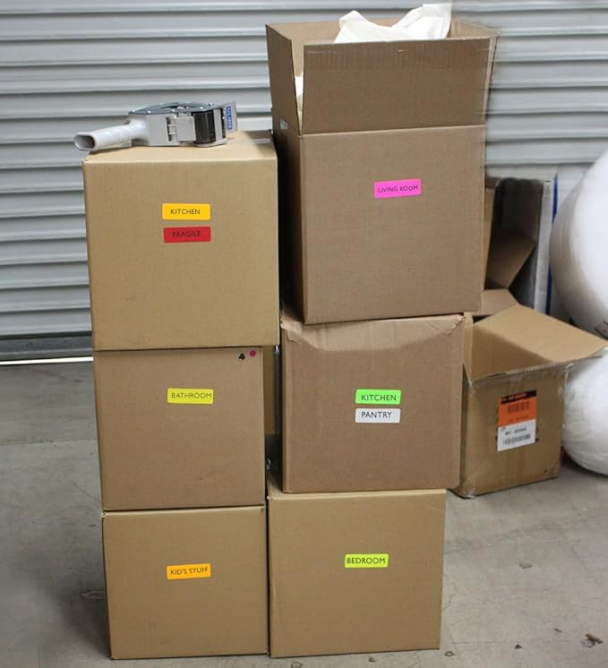 Royal Green 3x1 Labels Color Code Stickers Rectangle Label for Filing in Gray - 800 Pack
