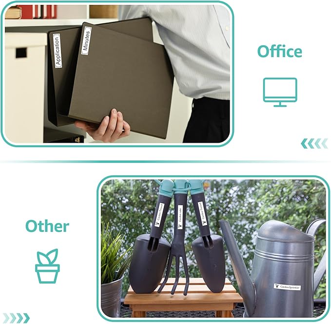 NineLeaf 10PK Compatible for Dymo D1 Label Tape Black on White 45013 45013S 45113 S0720530 1/2" 12mm x 23' for Dymo Label Maker Refills LabelManager 160 260P 210D 280 360D 420 450 ColorPop