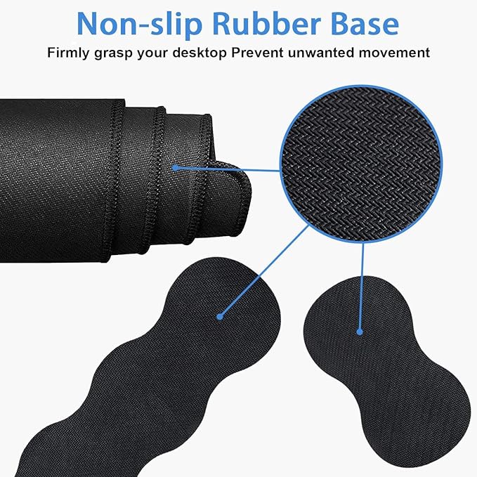 Ergonomic Keyboard Wrist Rest & Mouse Pad Wrist Rest Set, Butterfly Quote Bible Verse Philippians 4-13 Large XXL Gaming Desk Mat 31.5"x 11.8" with Non-Slip Base, Memory Foam for Home Office Study Game