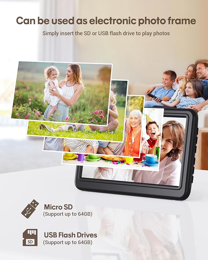 Clock with Day and Date for Elderly Battery Operated, Rechargeable Digital Calendar Clock with 12 Display Modes, 20 Alarms and Medicine Reminders, Dementia Clocks for Seniors Memory Loss Alzheimer's