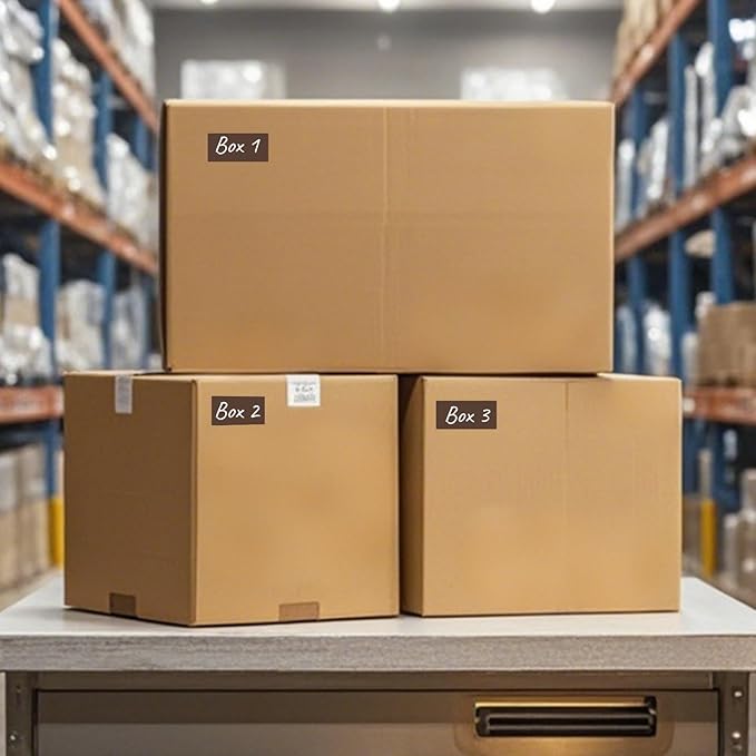 FINDAT Rectangle Label Stickers 1.57×0.75 Inch Vinyl Removable Blue Sticker Waterproof Writable File Folder Moving Labels for Boxes Home Office Labeling 160 PCS