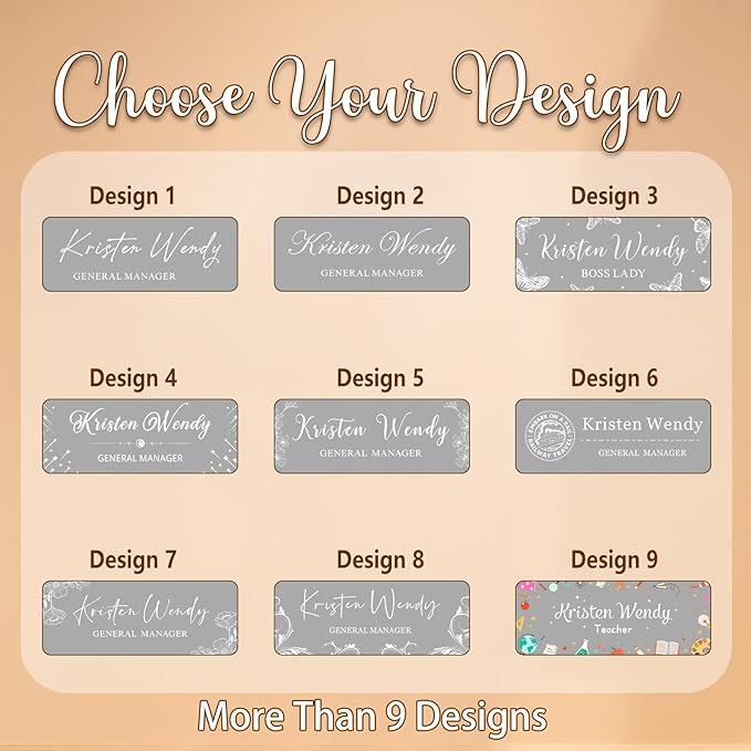 Ships Next Day, Custom Name Plate for Desk - Business Light Up Acrylic Desk Name Plate Personalized Elegant Office Gift for Boss Coworker Teacher Employee Appreciation Gift, Office Decor for Women Men