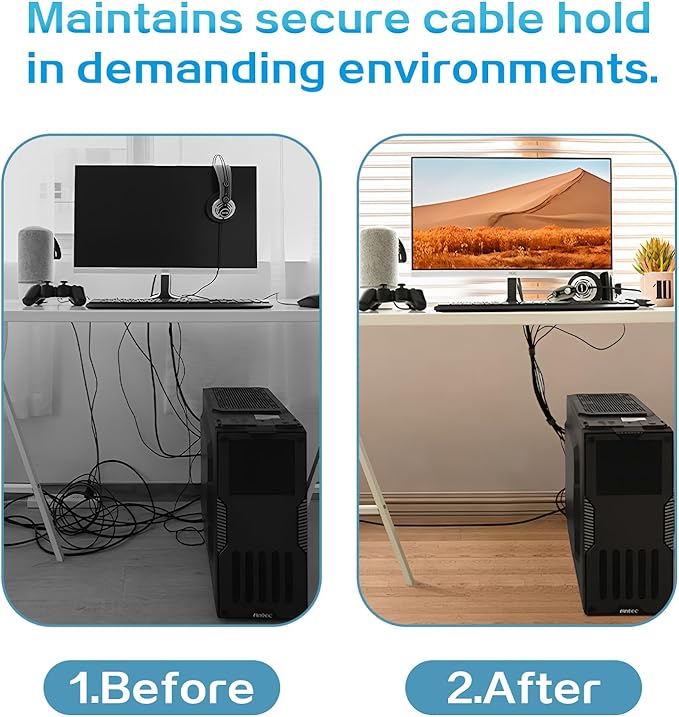 100Pcs Zip Ties with Screw Hole 8 Inch Cable Tie Mount, 0.9" Saddle Type Cable Mount Base Wire Mounting Clips Nylon Organizer Holders Clapms Zip Ties Anchors Fasteners for Wall(Black)