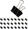Aumsica Jumbo Binder Clips 3 Inch - Extra Large Binder Clips 24 Pack, Heavy Duty Office Binder Clips for Paper, Documents, School & Office Supplies (24, 3 inch)