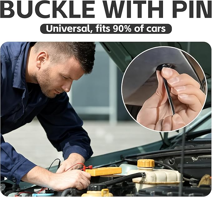 Nylon Universal Cable Tie Buckle, 2026 New Upgrade Heavy Duty Self-Locking Rivet Zip Ties Holder, Multifunctional Cable Tie Buckle for Car Daily Repair, Home, Office, Workshop (50 Pcs)