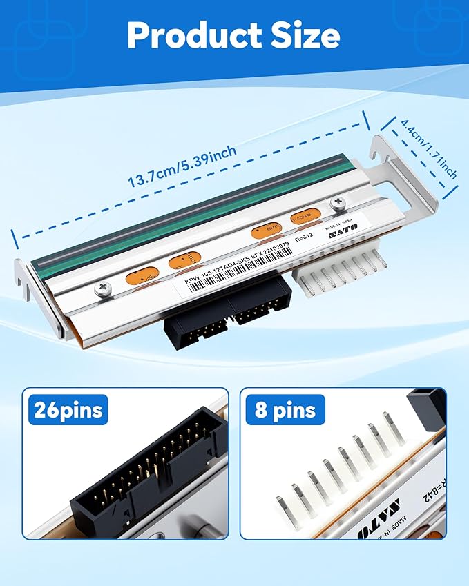 New Genuine SATO CL4NX Plus Printhead R37901900 / R29798000, OEM Print Head Replacement for SATO Barcode Thermal Label Printer 305dpi