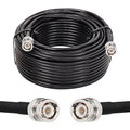 BNC Male to Male Coax Cable 60ft, 50 Ohm RG58 Coaxial Cable With Connectors