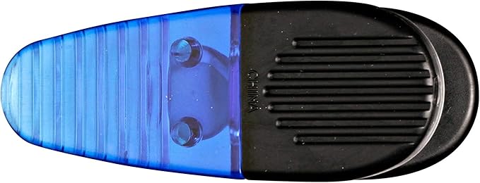 10 Magnetic Memo Holders Set - Large Clip, Plastic - TBlue