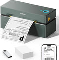 POLONO Bluetooth Thermal Shipping Label Printer, Wireless 4x6 Shipping Label Printer for Small Business, Support iOS, Android, Windows and Mac, Compatible with Amazon, Ebay, Shopify, Etsy, USPS(Cyan)