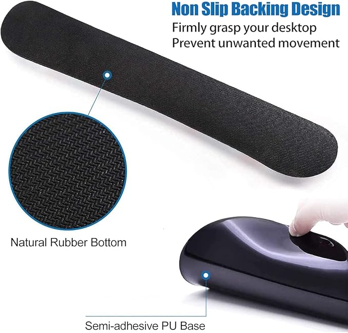 Keyboard Wrist Rest and Mouse Pad Wrist Support Set with Coasters, Non-Slip PU Base Ergonomic Gaming Mousepad for Home Office Working Studying Easy Typing & Pain Relief - Sunflower and Butterfly