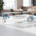 ARTBLOX | Teacher Desk Name Plate, Name Plate for Desk Gift for Teacher, Personalized Teacher Gifts, Teacher Sign, Teacher Gift for Women,Office Décor