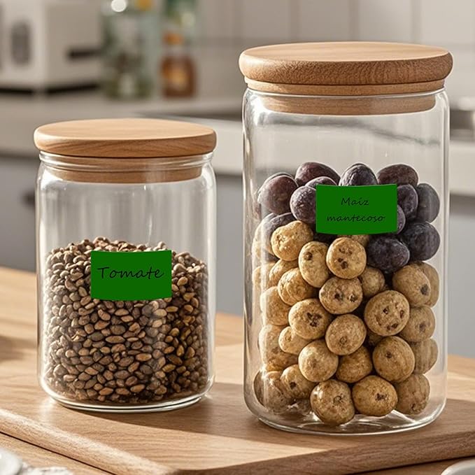 FINDAT Colored Labels Stickers 1.57×0.75 Inch Rectangle Vinyl Green Sticker Removable Assorted Color Coding Name Tag for File Folder Classroom Office Inventory Marking 160 PCS