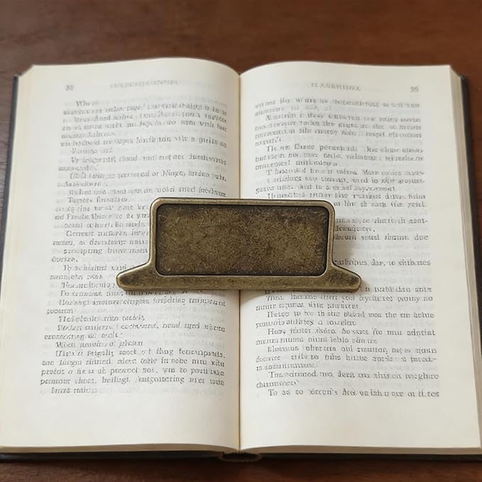 Vintage Metal Book Clips, Page Holder, Paper Binder Clips for Bullet Journal, Planner, Traveler's Notebook