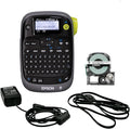 LABELWORKS Epson LW-PX300ADPT Industrial Label Maker for Office with Adapter – Sticker Labels, Magnetic Label Compatible, Only Uses 203 and 205 Shrink Tubes, Label Printer & Adapter
