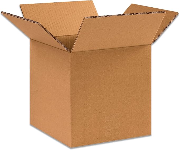 Aviditi Shipping Moving Boxes 6" x 6" x 6" (25-Pack) Small Corrugated Cardboard Packaging Boxes - Shipping, Packing, Moving, and Storage Box for Home or Office - Heavy Duty 44 ECT