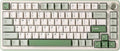 YUNZII B75 PRO Wireless Mechanical Keyboard,75% Layout with Knob,Hot Swap Gasket Structure,Creamy Pre-lubed Switches,RGB Backlit,Bluetooth/Type-C/2.4G for Win/Mac (Matcha Green, Cocoa Cream V2 Switch)