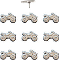 ATV Push Pins - Silver ATV Map Pins for Cork Boards, Maps, or Lapel Use - Designed in USA - Set of 10