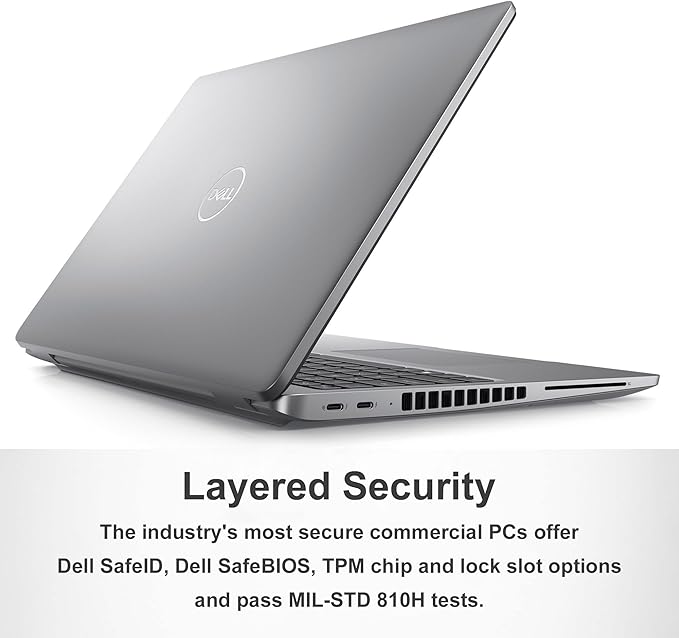 Dell Latitude 5550 5000 Business AI PC Laptop (15.6" FHD Anti-Glare, Intel 12-Core Ultra 5 125U (> i7-1355U), 16GB DDR5 RAM, 512GB SSD), Backlit, FHD HDR Webcam, Thunderbolt 4, Ethernet, Win 11 Pro