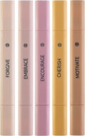 DIVERSEBEE Bible Highlighters Assorted Colors, 5 Pack No Bleed Dual Tip Aesthetic Pastel Highlighter Pens for Journaling, Note Taking, School, Bible Study Supplies and Accessories (Rose)