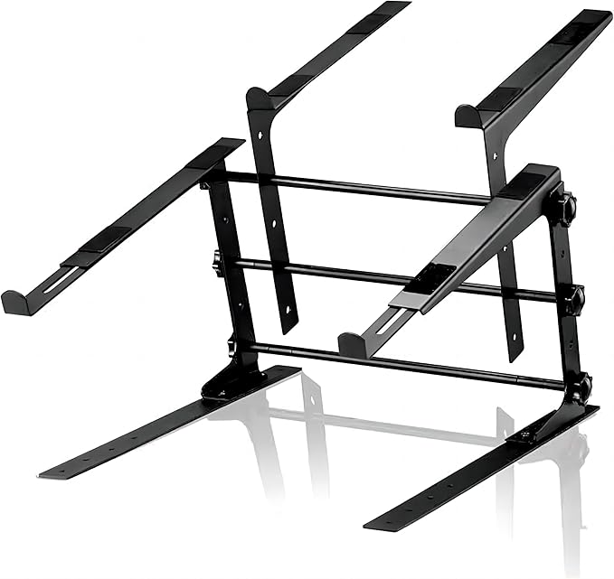STRONG HOLD SH-LS27 Controller Stand, DJ Laptop Stand Height Adjustable Width Adjustable