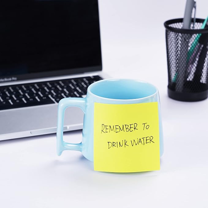 Sticky Notes Bulk, 60 Pads Sticky Notes, 3 X 3 Inch, 100 Sheets/Pad, Assorted Bright Colors Notes Pads Pack,Great Sticking Power