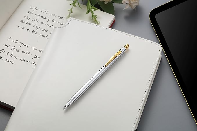 Cross Click Medalist Chrome with Gold-tone Appointments Ballpoint Pen