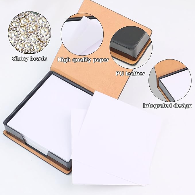 Sheep Diamond Painting Kit Note Box,Memo Paper Storage Box Diamonds Art,Sticky Note Holder Diamonds Art,Diamond Painting Memo Pad For Office Desk. (Sheep)