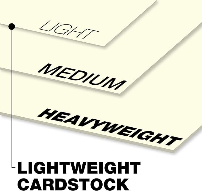 Springhill 8.5” x 11” Cream Colored Cardstock Paper, 67lb Vellum Bristol, 147gsm – Premium Lightweight Cardstock, Vellum Printer Paper with Textured Finish – 097000C, 2000 Sheets (8 Reams)