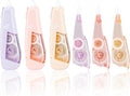 Temiary 3 Pcs Correction Tapes with 3 Pcs Extra Refills, Aesthetic White Pull Out Tape, Easy Grip & Carry, Works with Multiple Pens, Smooth for School & Office Workers (Yellow/Pink/Purple)