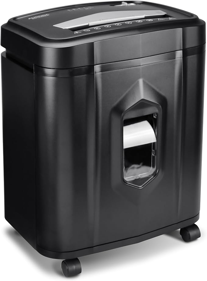 Aurora AU1235MA Professional Grade 12-Sheet High Security Micro-Cut Paper and Credit Card Shredder/ 20 Minutes Run/Security Level P-5