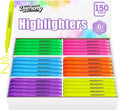 Duchong Highlighters Bulk, 150 Highlighters in 6 Assorted Colors, Chisel Tip Dry-Quickly Highlighter Markers, Office Classroom Must Have, Back to School Supplies for Adult Kids Teachers