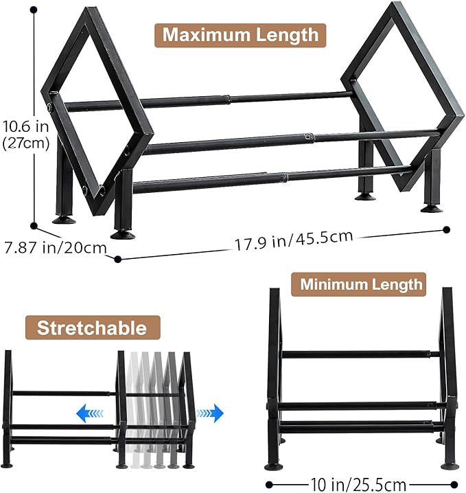 Adjustable Desktop Bookshelf for Desk Book Organizer, Tilting Tabletop Bookshelf in Office Home/Bedroom, Vinyl Record Storage Holder Book Rack for Magazine/CDs/Books/Vinyls Display (Patent Pending