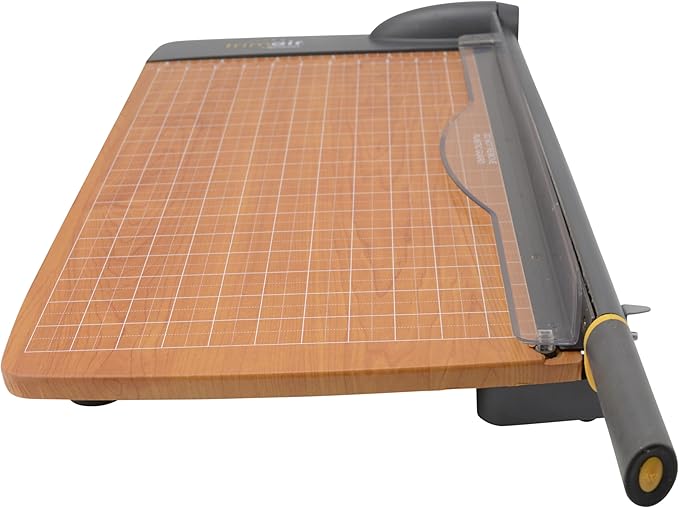 Westcott TrimAir Guillotine Paper Cutter, Paper Trimmer with Sharp and Durable Titanium-Bonded Blade, Maximum Safety Features, 18-Inch, Back to School, School Supplies, Classroom