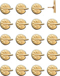 Painters Palette Push Pins - Gold Paint Palette Map Pins for Artists for Cork Boards, Maps, or Lapel Use - Designed in USA - Set of 20