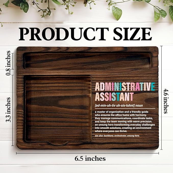 Administrative Assistant Gifts for Women, Appreciation Gifts for Admin Assistants Secretary, Administrative Assistant Definition Sticky Note Holder for Office Desk Decor
