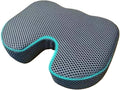 U-Shaped TPU Seat Cushion – Breathable, Easy-Wash & Durable for Long Sitting, Office Chair, Wheelchair & Car Use（Grey）