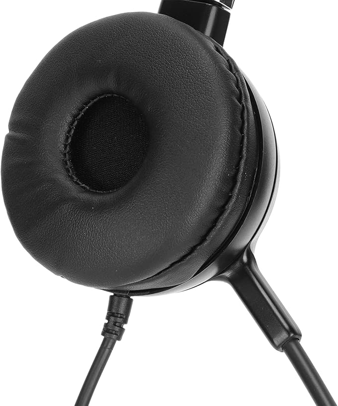 Shurzmotic H2000 USB ENC Business Headset, USB Computer Headphone with Mic, Wired Noise Canceling PC Headset for Office Call Center, Single Ear Lightweight Headphone with Volume Adjustment an