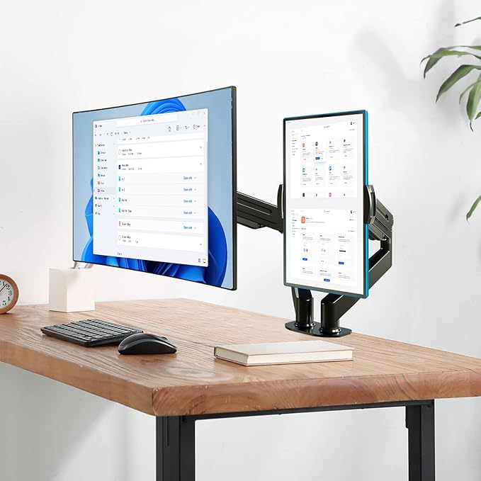 Pholiten Universal VESA Mount Adapter for Tablets, 2-in-1 Laptops, & 15.6 inch Portable Monitors, VESA 100x100, Adjustable Laptop Holder, Extend to 7.68-10 inch