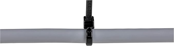 StarTech.com 6"(15cm) Cable Ties - 1/8"(3mm) Wide, 1-3/8"(39mm) Bundle Diameter, 40lb(18kg) Tensile Strength, Nylon Self Locking Zip Ties with Curved Tip - 94V-2/UL Listed, 100 Pack - Black, TAA