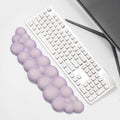 Ergonomic Cloud Wrist Rest for Computer Keyboard - Soft Memory Foam Keyboard Wrist Rest with Non-Slip Silicone Base, for Laptop, Mac, Office, Work, Gaming (Purple)
