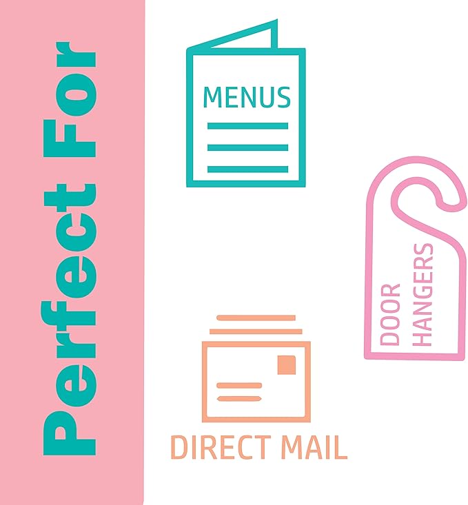 Springhill 11” x 17” Pink Colored Cardstock Paper, 67lb Vellum Bristol, 147gsm, 250 Sheets (1 Ream) – Premium Lightweight Cardstock, Vellum Printer Paper with Textured Finish – 076004R